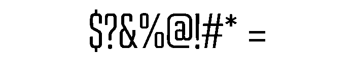 CivicWay Font OTHER CHARS