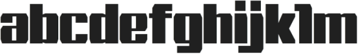 CITYBOX-Regular otf (400) Font LOWERCASE