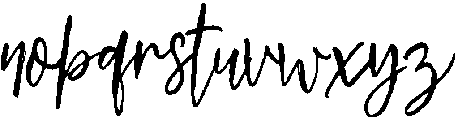 Ciao Bella otf (400) Font LOWERCASE