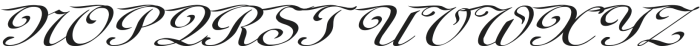 Cibarron Expanded Italic otf (400) Font UPPERCASE