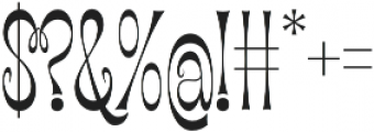 Cica Condensed Regular otf (400) Font OTHER CHARS