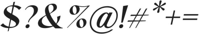 Cicada Medium Italic otf (500) Font OTHER CHARS