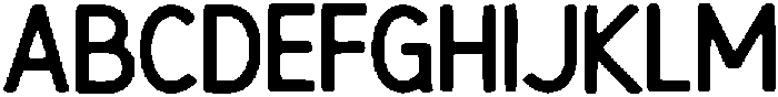 Cidode ttf (400) Font UPPERCASE