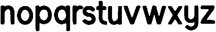 Cidode ttf (400) Font LOWERCASE