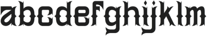 CidurianRegular otf (400) Font LOWERCASE