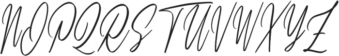 Cilladia Signature otf (400) Font UPPERCASE