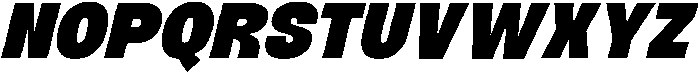 Cimo One Italic Italic otf (400) Font UPPERCASE