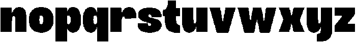 Cimo One otf (400) Font LOWERCASE