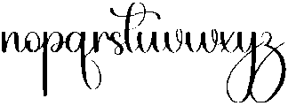Cinderella Regular otf (400) Font LOWERCASE