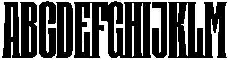 Cinema Black otf (900) Font UPPERCASE