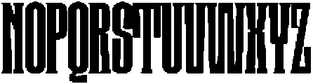 Cinema Black otf (900) Font UPPERCASE