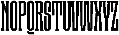 Cinema Bold otf (700) Font UPPERCASE