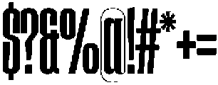 Cinema ExtraBold otf (700) Font OTHER CHARS