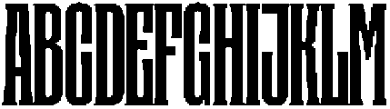 Cinema ExtraBold otf (700) Font UPPERCASE