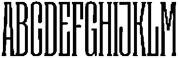 Cinema Medium otf (500) Font UPPERCASE