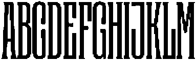 Cinema SemiBold otf (600) Font UPPERCASE