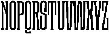 Cinema SemiBold otf (600) Font UPPERCASE