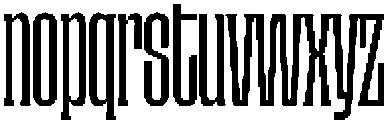 Cinema SemiBold otf (600) Font LOWERCASE
