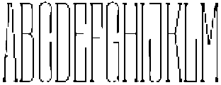 Cinema Thin otf (100) Font UPPERCASE