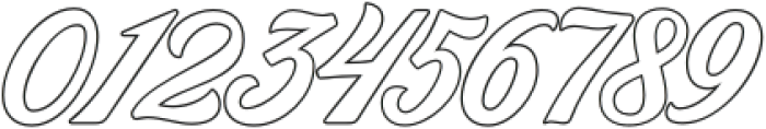 Cinnamon Feast Outline otf (400) Font OTHER CHARS