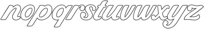 Cinnamon Feast Outline otf (400) Font LOWERCASE