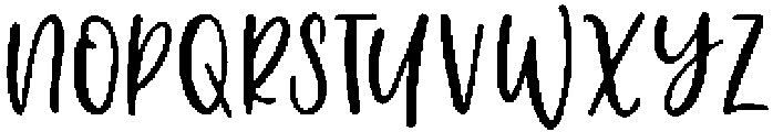Cinnamon Sugar Regular otf (400) Font UPPERCASE