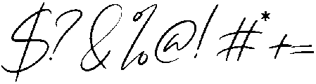 Cinnamon otf (400) Font OTHER CHARS