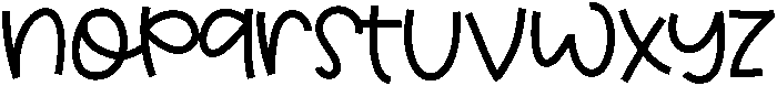 Cinnamon otf (400) Font LOWERCASE
