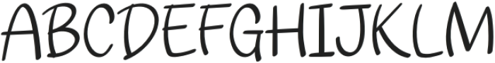 CinnamonPop Regular otf (400) Font UPPERCASE