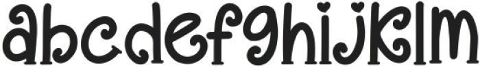 Cintabella otf (400) Font LOWERCASE