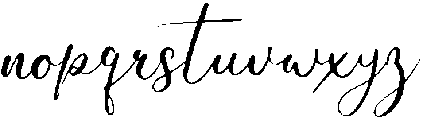 Cinthia otf (400) Font LOWERCASE
