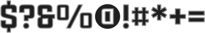 Cintra Inline Regular otf (400) Font OTHER CHARS