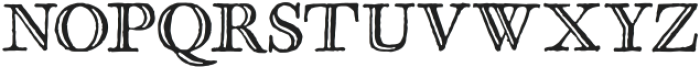 Cinzeled Victorian Alphabet Regular otf (400) Font LOWERCASE