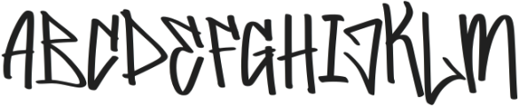 Circle Around Graffiti Regular otf (400) Font UPPERCASE