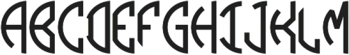 Circle Monogram (Legacy) 2 Letter - Left otf (400) Font UPPERCASE