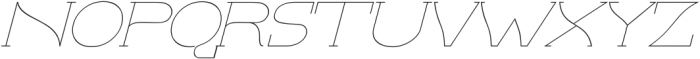 CircleThinFont-Italic otf (100) Font UPPERCASE