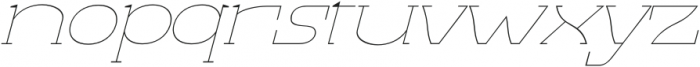 CircleThinFont-Italic otf (100) Font LOWERCASE