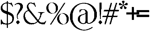 Circuit Electric otf (400) Font OTHER CHARS