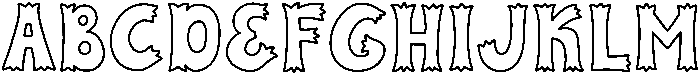 Circus Outline otf (400) FONT