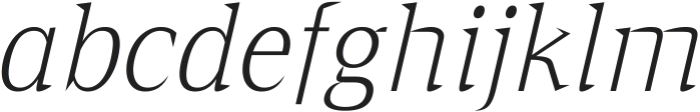 Cirvia Light Italic ttf (300) FONT