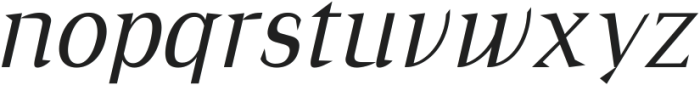 Cirvia Medium Italic ttf (500) Font LOWERCASE