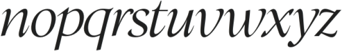 Cita Pro Extra Light Italic otf (200) Font LOWERCASE