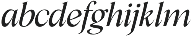 Cita Pro Light Italic otf (300) Font LOWERCASE