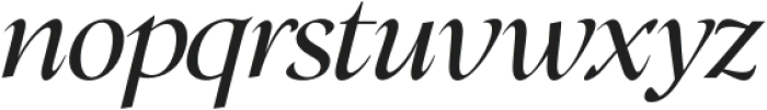 Cita Pro Light Italic otf (300) Font LOWERCASE