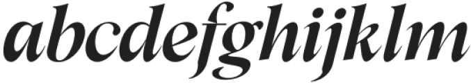 Cita Pro Medium Italic otf (500) Font LOWERCASE