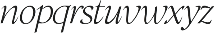 Cita Pro Thin Italic otf (100) Font LOWERCASE