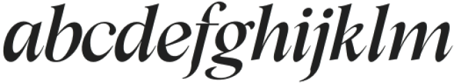 CitaPro-Italic otf (400) Font LOWERCASE