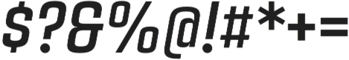 Citadina Bold Italic Regular otf (700) Font OTHER CHARS