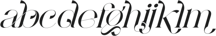 Citation-Italic otf (400) Font LOWERCASE