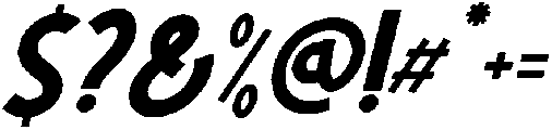 Citrida Italic otf (400) Font OTHER CHARS